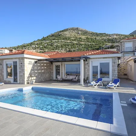 빌라 Luxury Violeta With Stunning Sea View And Pool Ivanica